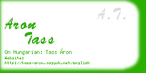 aron tass business card