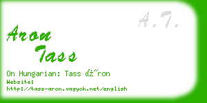 aron tass business card